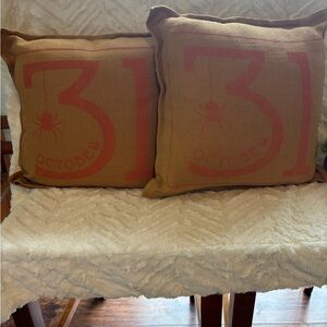 Halloween October 31 Decorative Pillows